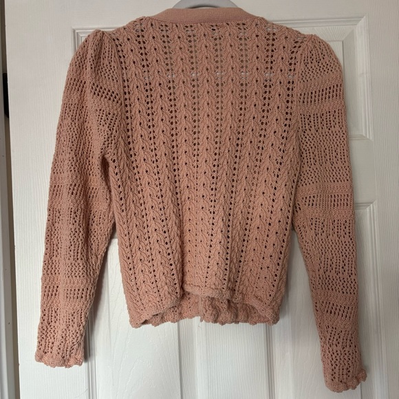 Aritzia splendour cardigan | Coral Blush - Picture 4 of 4